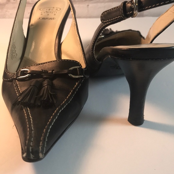 ❤️Joan & David Classic Slingback Heels Sz 7.5 - Picture 3 of 8
